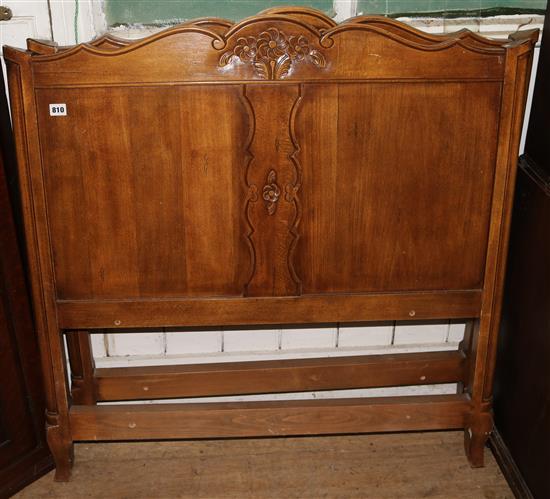 2 mahogany bed heads